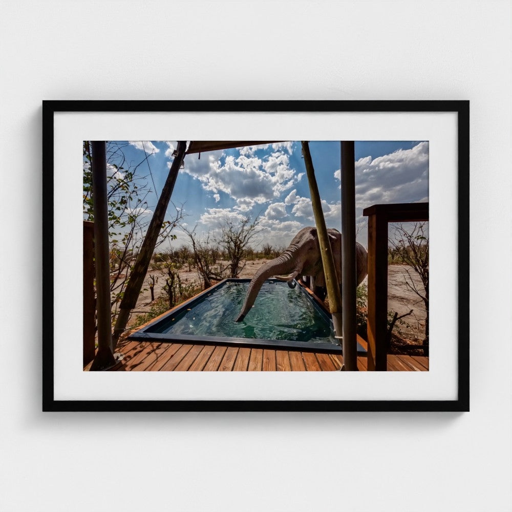 Bill Klipp: Pool party at our tent